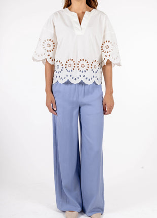 Wide blouse with sleeve detail - Trudy.7002623 by Rino & Pelle