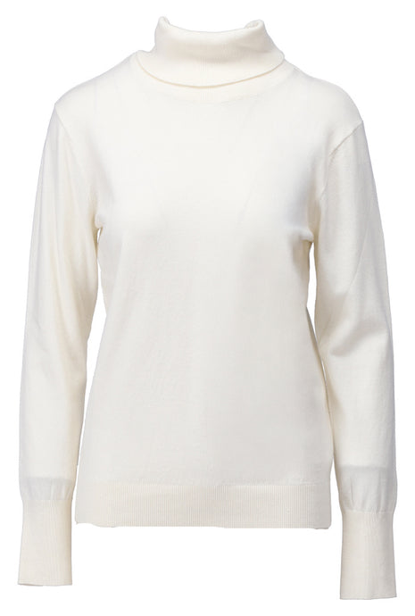 Pull met rolkraag - B873 - Ecru