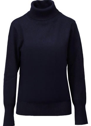Pull met rolkraag - B873 - Navy
