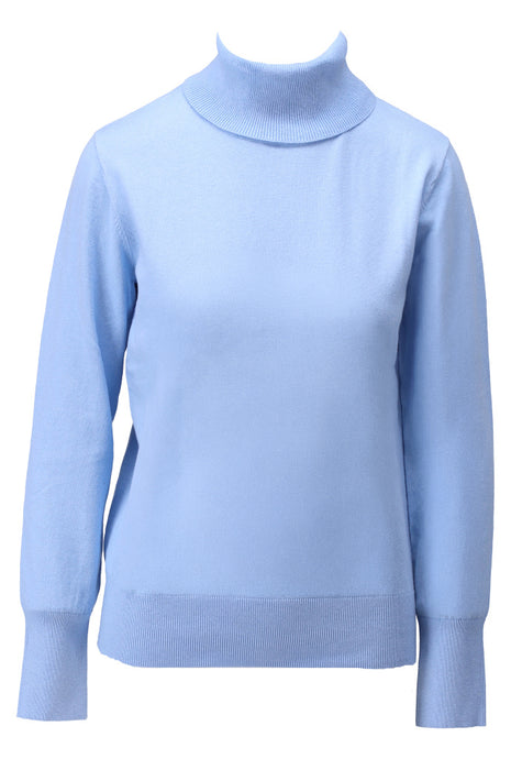 Pull met rolkraag - B873 - Powder blue