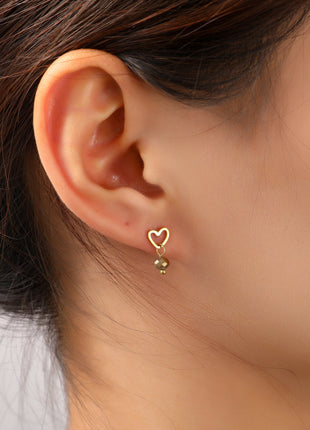 Bead Stud - 14K - goud/coffee - Modeaccessoires - Juwelen - Oorbellen