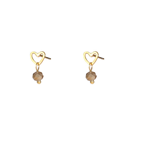 Bead Stud - 14K - goud/coffee - Modeaccessoires - Juwelen - Oorbellen