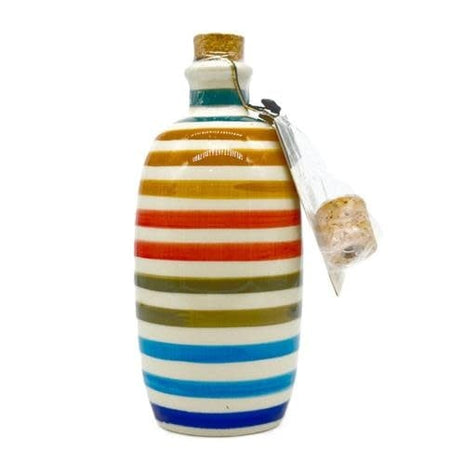 Beneoliva Ceramic Multicolor - biologische Arbequina olijfolie in kleurrijk handgeschilderde keramische fles