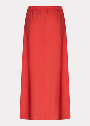 Skirt Long Elastic Waist Slub - SP26.10034 by Esqualo