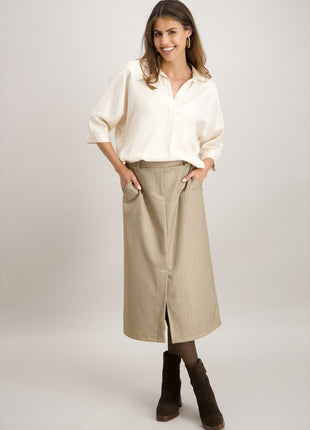 Bloes - 840253 – ecru - Kleding - Blouses