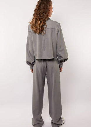 Bloes Christina - 25NQG11 - Pebble - Kleding - Blouses