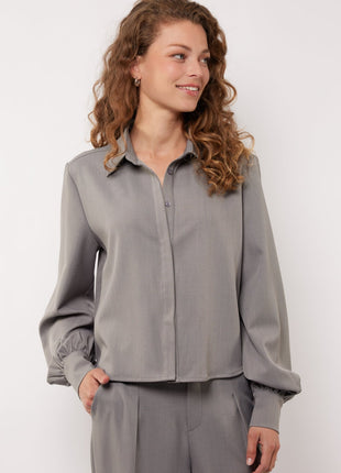 Bloes Christina - 25NQG11 - Pebble - Kleding - Blouses