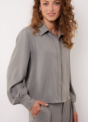 Bloes Christina - 25NQG11 - Pebble - Kleding - Blouses