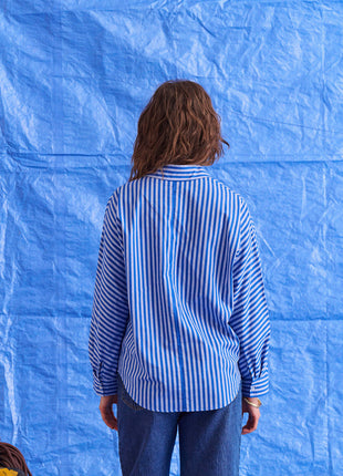 Bloes - Contis - Strepen (blauw) - Kleding - Blouses
