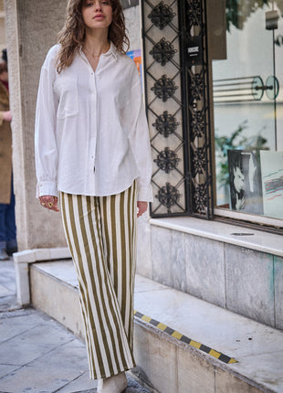 Bloes - Cyliane (wit) - Kleding - Blouses