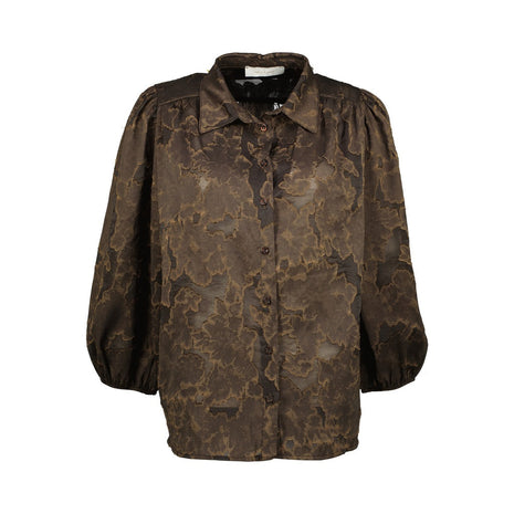Bloes - Gela B502 (choc) - Kleding - Blouses