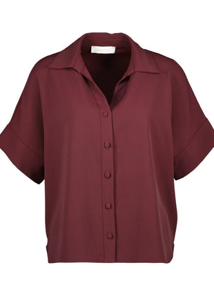 Bloes - Graziella B502 - Bordeaux - Kleding - Blouses