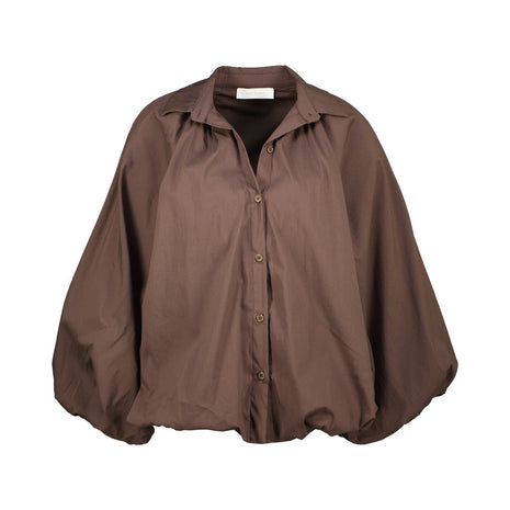 Bloes - Plata B502 - Choco / One size - Kleding - Blouses
