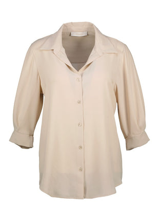 Bloesje - Asti B502 – Champagne - Champagne / 42/XL - Kleding - Blouses