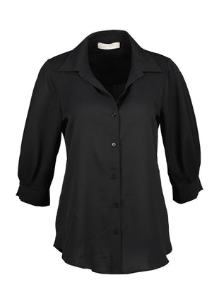 Bloesje - Asti B502 – Zwart - Kleding - Blouses