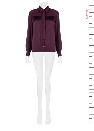 Bloesje - B098 - Bordeaux - CFC0124963003 - Kleding - Blouses