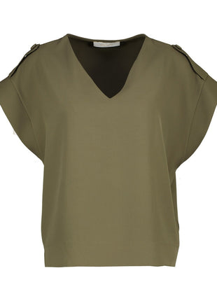 Bloesje - Brasilia B510 - Khaki2 - Kleding - Tops en t-shirts