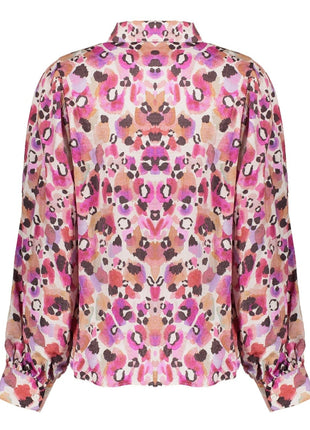 Blouse animal 53620 20 pink Kleding Blouses