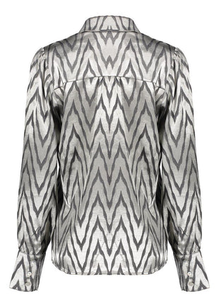 Blouse animal silver - 53593-32 - Kleding - Blouses