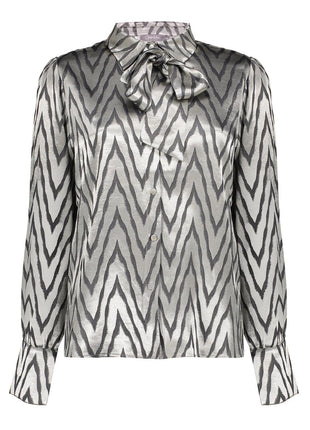 Blouse animal silver - 53593-32 - Kleding - Blouses