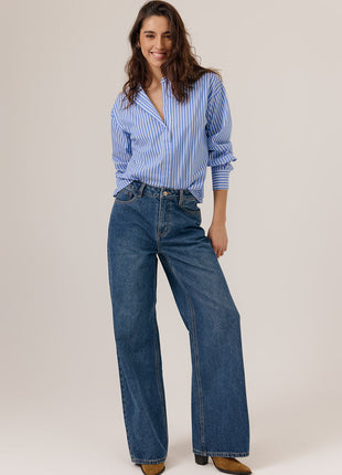 Blouse Clementina 78505 blue Kleding Blouses