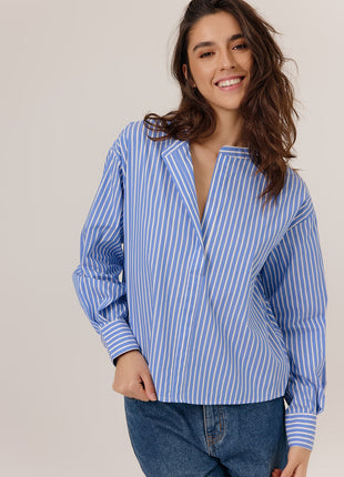 Blouse Clementina 78505 blue Kleding Blouses