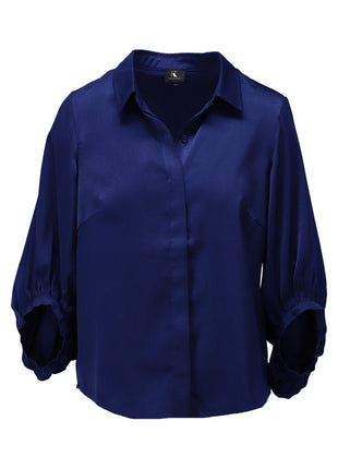 Blouse met speciale mouwen B773 Poseidon Kleding Blouses