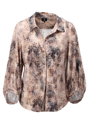 Blouse met speciale mouwen & design - B257 - P035 - Kleding - Blouses