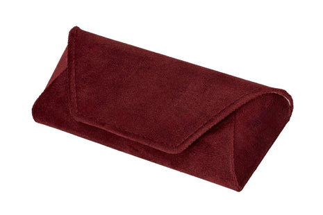 Bordeaux Luxury Case + poetsdoekje Modeaccessoires Zonnebrillen