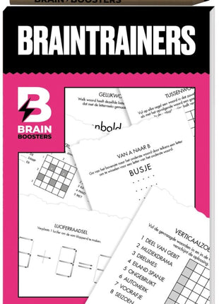 Brainbooster puzzelboek - Braintrainers - Lifestyle - Spelletjes & Plezier