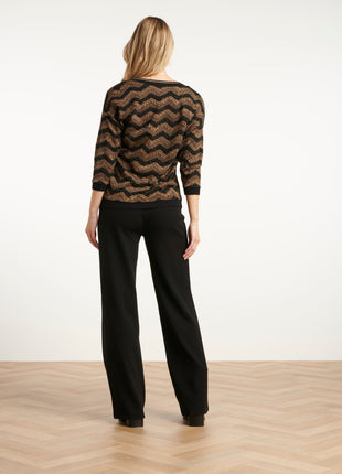 Broek 25635 zwart Kleding Broeken