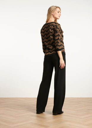 Broek 25635 zwart Kleding Broeken