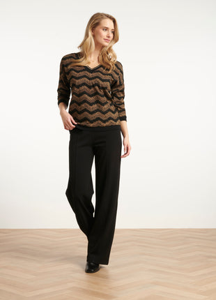 Broek 25635 zwart Kleding Broeken