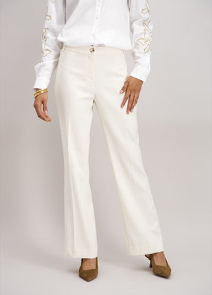 Broek - 944107 – ecru - Kleding - Broeken