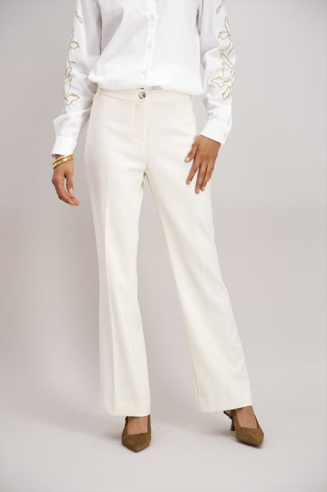Broek - 944107 – ecru - Kleding - Broeken