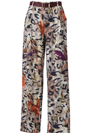 Broek met design & RIEM B305 P041 Kleding Broeken