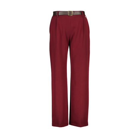 Broek met riem - Castellanza B505 - Bordeaux - Kleding - Broeken