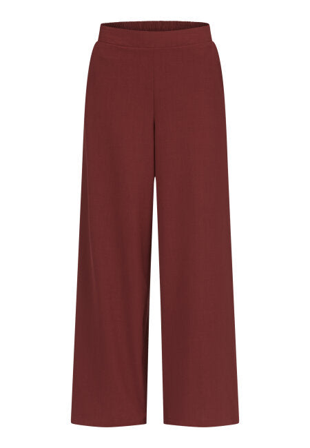 Broek - Nyla - Bordeaux - Kleding - Broeken