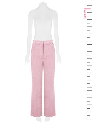 Broek (Ribfluweel) - Mauve - CFC0125478003 - Kleding - Broeken