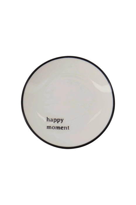 Gebäck-Teller Happy Moment - weiß