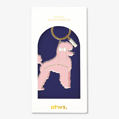 Sleutelhanger - Poodle mood by All the ways to say