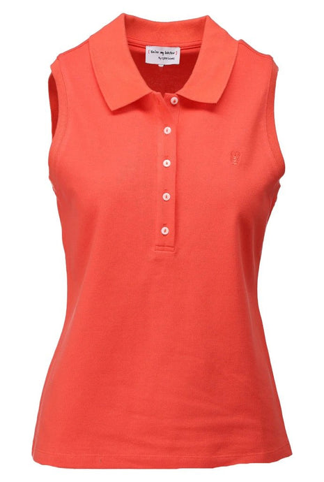 Polo zonder mouwen - Hot coral - C754L by K.Design