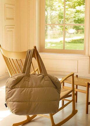 Camill big puffy weekend bag | porcini - Modeaccessoires - Handtassen