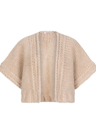 Cardigan gilet F25.07500 (Sand Melange) Kleding Truien en cardigans
