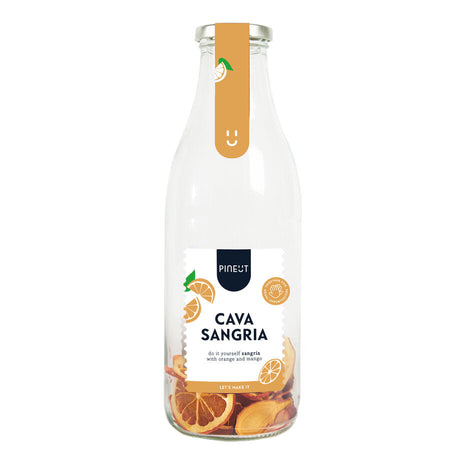 Cava sangria - glazen fles - Lifestyle - Koken & Tafelen - Food - Dranken - Warme dranken