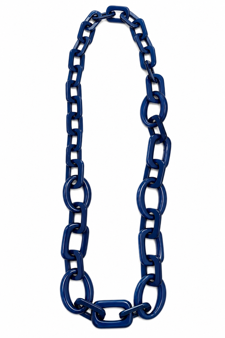 Ketting - Noa – Donkerblauwe schakels