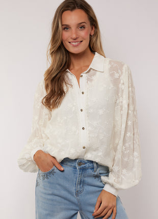 Julieta blouse – Offwhite