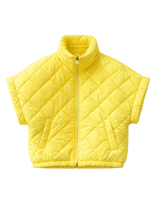 Jas - Sky Quilted Jacket - Geel by Charlotte Marie