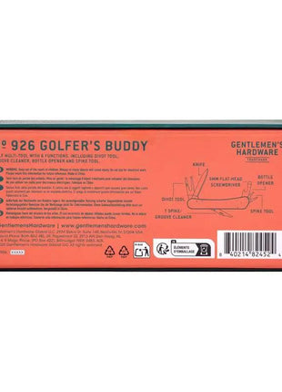 Golfer's Buddy Multi-Tool by Gentlemen's Hardware