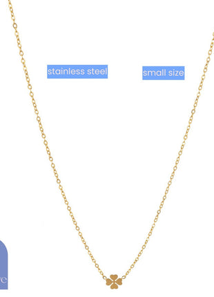 Clover Necklace - 14K - goudkleurig - Modeaccessoires - Juwelen - Kettingen